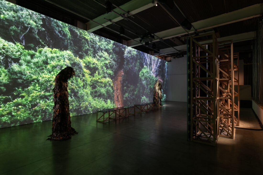 Christopher Kulendran Thomas: Another World exhibition view at ICA Institute of Contemporary Arts London, 2022