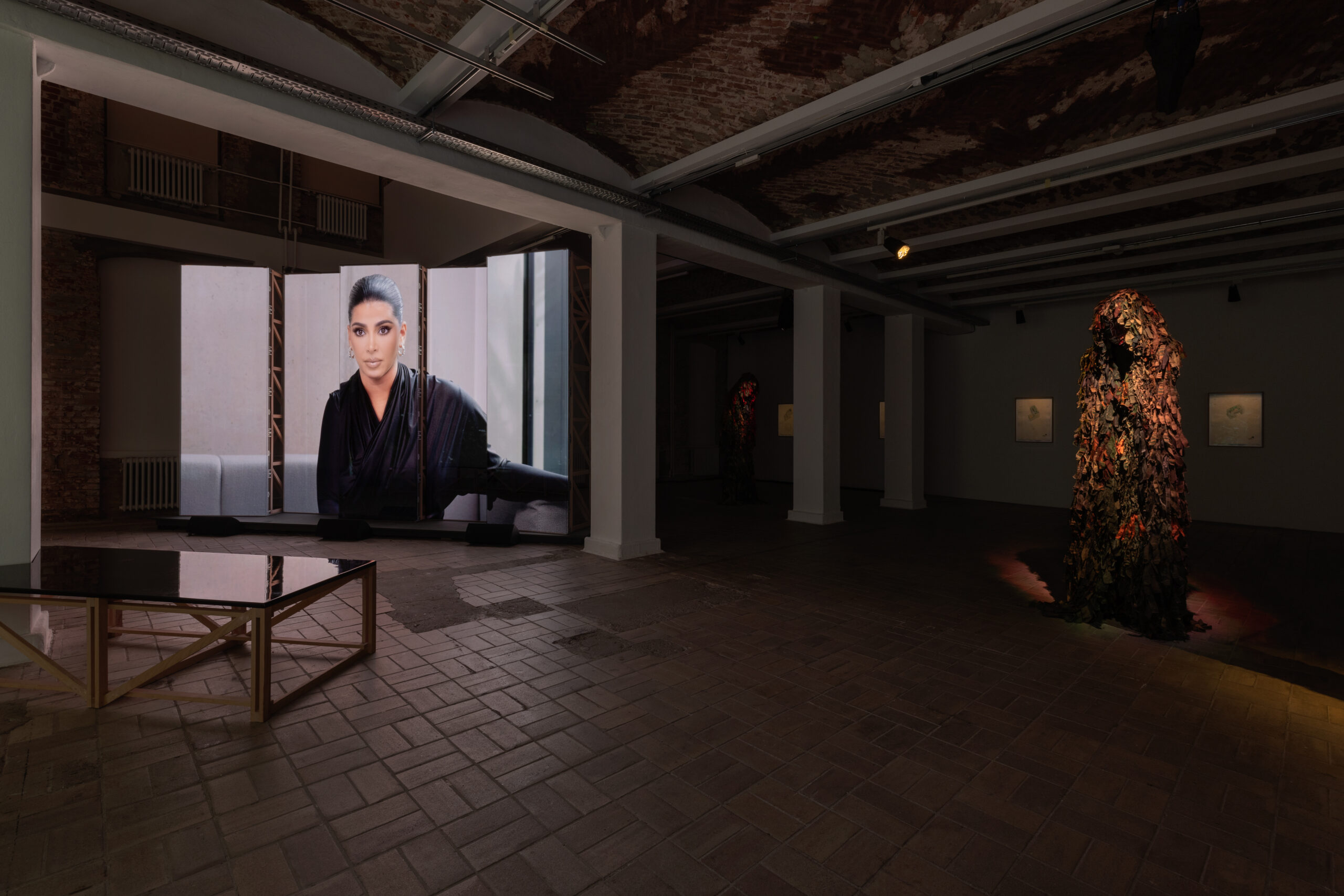 Installation view: Christopher Kulendran Thomas: Another World, KW Institute for Contemporary Art Berlin (2022)